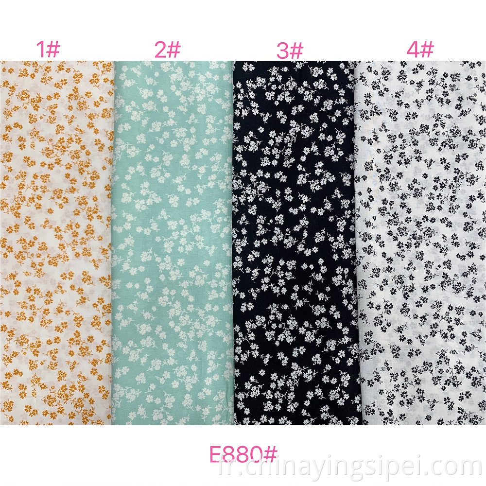 Nouveau design grande quantité de tissu imprimé tissu de rayons floraux 100% pour la dame robe